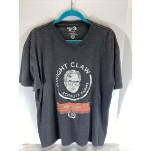 Dwight‎ Claw Schrute Farms Beet Juice The Office Parody T-Shirt XL USA Made